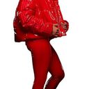 Adidas Originals Ivy Park Red Puffer Jacket Photo 0
