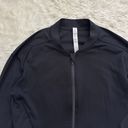 Lululemon Two Track Mind Jacket Bomber Full Zip Up W3CITS Athletic Black M Photo 3