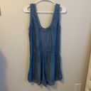 Tracy Reese Plenty by  Chambray Frayed Edge Romper Photo 34