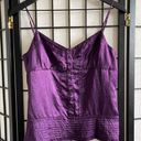 BCBG MAXAZRIA Women’s Y2K Purple Satin Cami Size Medium Photo 0