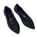 Rothy's Rothy’s Black The Point Pointed Toe Flats Slip On Ballet Photo 3