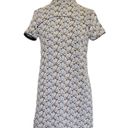 ZARA Womens Dress Size Small Jacquard Embroidered Mini Textured High Neckline Photo 0