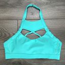 The Bar Chestee x Bella Kandace Halter Sports Bra Mint Green Size 8 Photo 1