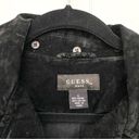 Guess Vintage  Black Velvet 90s Y2K Classic Retro Jacket Pants Matching Set S Photo 2