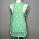 Vintage Havana LARGE MINT GREEN RACER BACK KNIT TANK TOP WITH STARS New Photo 3