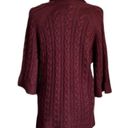 Coldwater Creek EUC Coldwater‎ Creek Cowl Neck Sweater burgundy XL (14/16) #366SP9 Photo 6