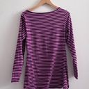 Matilda Jane Round Of Applause Purple Striped Long Sleeve Top Photo 2