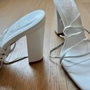 Raye Katya Strappy Tie Heel in White Photo 6