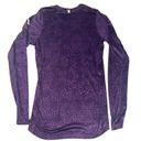 Nike  Women Shirt Size M Purple Dri-Fit Running Miler Long Sleeve Swoosh Photo 1