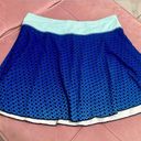 Kyodan  Blue/Black Dot Print Tennis Skirt Size Small Photo 0