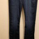 Paige  Skyline Blue Dark Wash Bootcut Mid Rise Jeans Size 27 In Michelle Photo 5