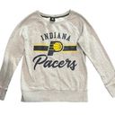 Nba Indiana Pacers  Women's Grey Raglan Pullover Long Sleeve Sweatshirt Size XS Photo 0