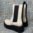 Vagabond  Shoemakers Tara Patent Leather Platform Boot in Plaster Photo 3