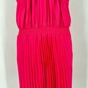 Petal and Pup  Hot Fuchsia Pink Dominique Pleat Detail Maxi Dress Size 10 Halter Photo 8