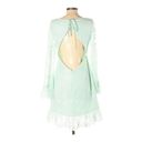 Majorelle  Esmeralda Dress in Mint Eyelet Open Back Lace-up Size Small Sz S Photo 2