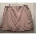 L.L.Bean  Womens Trail Skort Beige Sz XL Nylon Athleisure Vintage Casual Sporty Photo 5