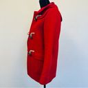 Uniqlo  Red Wool Blend Duffle Coat Photo 2