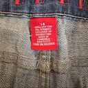 Elle  Skinny Boyfriend Cropped Distressed Jean, Size 14. Great for Summer! Photo 3