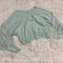 We The Free  mint green crop waffle knit Xs Photo 0