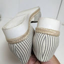 Life Stride  Cassidy Espadrille Wedge D'Orsay  Shoe Stripe Canvas Size 8 Photo 6