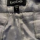 Bebe  Silver Metallic Shorts Photo 2