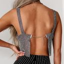 Revolve Rhinestone Chain Crop Top Photo 3