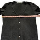 Michael Stars  Sz OS Women's Black Elbow Patches Button Down Duster Cardigan Photo 11