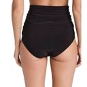 Norma Kamali  Size Medium Bikini Set Black Diaper Tie Bottoms Halter Top Photo 2