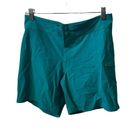 L.L.Bean  Teal 2 Snap Side Zip Pocket & 2 Back Pockets 4 UPF 50+ Swim Shorts. Photo 0