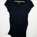 Liz Lange  Maternity for Target Black Short Sleeve Tee Women's Size X-Small XS Photo 6