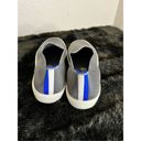 Rothy's  The Original Slip On Sneaker Anchor Textile Blue grey Women’s US 8.5 Photo 4