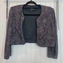 Alex Evenings  Studded Sparkly Special Occasion Cropped Cardigan Womens Size 10 Photo 0