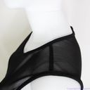 Bisou Bisou  black mesh sheer top peplum dress, women's size 4 Photo 10