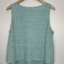 J.Jill  Pure Jill Layered Tank Top Large Mint Green Stripe Linen Blend Casual Photo 5