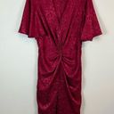 Krass&co NY& . | Front Twist Detail Jumpsuit in Satin Tea Berry Size Large NWT Photo 1