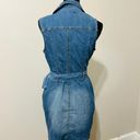 Love Tree New! Belted Button Up Denim Mini Dress Size M Photo 6