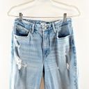 Good American  The Weekender Girlfriend Distressed Slim Jeans Light Wash Blue 4 Photo 3