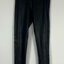 AQUA  Womens High Waist Leggings Black Faux Leather Photo 1