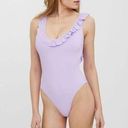 VERO MODA  Frills‎ Swimsuit in Lavender Sz Sm NWT Photo 0