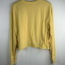 Brandy Melville  John Galt Camila Yellow Honey Crop Long Sleeve T-Shirt One Size Photo 6