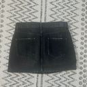 ZARA Black Denim Skirt Photo 2