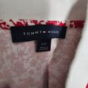 Tommy Hilfiger  Red & White Floral Classic Short Sleeve Polo Size Large Photo 6