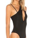 Revolve H:ours asymmetric black bodysuit Photo 4