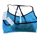 Splendid  studio women's blue color block sports bra size XL NEW Photo 1