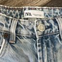 ZARA Distressed Denim Shorts Photo 4