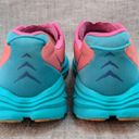 Hoka ONE ONE Rincon 3 Phlox Pink Atlantis Teal Womens Running Race Sneaker 8.5B Photo 6