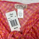 l*space L* Bandera Top & Sarong Bikini Coverup Set Heatwave Pink Orange Size Small Photo 10