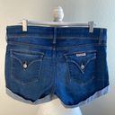 Hudson Jeans Hudson - Croxley Mid-Thigh Jean Shorts in Icon Photo 8