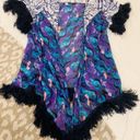 Maaji Bleu Saddles Fringe Kimono Photo 2