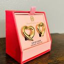 House of Harlow  1960 clip on earrings gold heart​ Photo 1